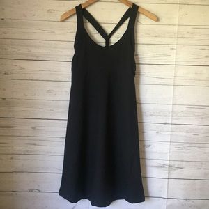 Patagonia Black Knee Length Dress Built In Bra